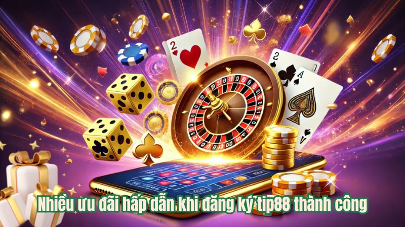 Nhiều ưu đãi hấp dẫn khi đăng ký tip88 thành công